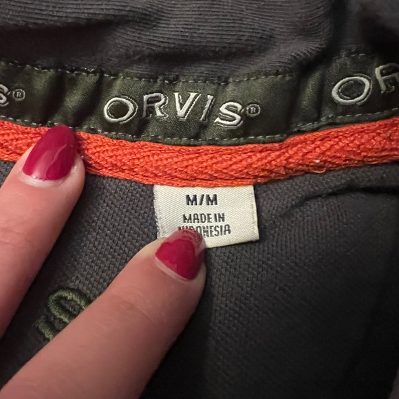 Men’s Orvis Long Sleeve Pullover Quarter Zip Size Medium - Picture 7 of 7